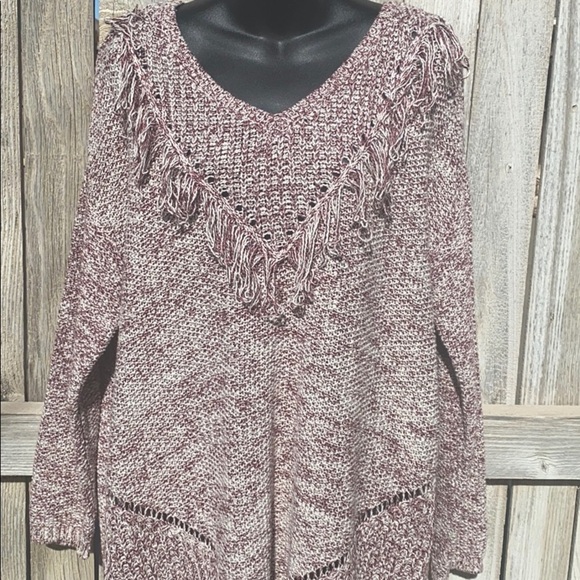 Justfab Women’s Plus Pullover Sweater - Picture 2 of 9